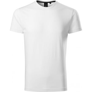 MALFINI Premium® Exkluzivní pánské slim fit tričko s elastanem Barva: Bílá, Velikost: XXL