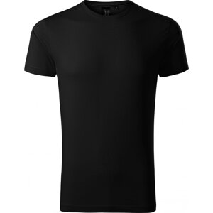 MALFINI Premium® Exkluzivní pánské slim fit tričko s elastanem Barva: Černá, Velikost: 3XL