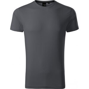MALFINI Premium® Exkluzivní pánské slim fit tričko s elastanem Barva: šedá antracitová, Velikost: 3XL