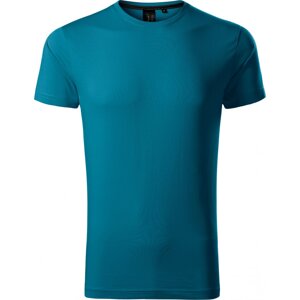 MALFINI Premium® Exkluzivní pánské slim fit tričko s elastanem Barva: modrá petrolejová, Velikost: S