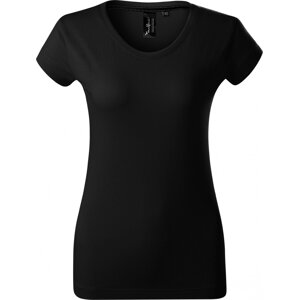 MALFINI Premium® Exkluzivní dámské tričko s hlubším výstřihem 160 g/m Barva: Černá, Velikost: XXL