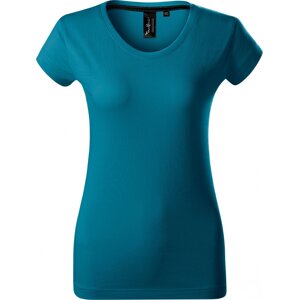 MALFINI Premium® Exkluzivní dámské tričko s hlubším výstřihem 160 g/m Barva: modrá petrolejová, Velikost: XXL