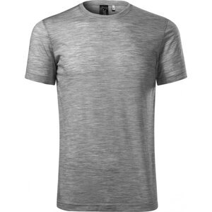 MALFINI Premium® Merino vlna extra jemné pánské tričko Rise 190 g/m Barva: šedý tmavý melír, Velikost: XXL