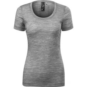 MALFINI Premium® Merino vlna extra jemné dámské tričko Rise 190 g/m Barva: šedý tmavý melír, Velikost: XXL
