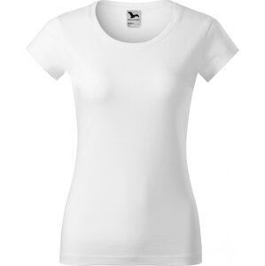 MALFINI® Dámské tričko Viper s kratšími rukávky a hlubším výstřihem Barva: Bílá, Velikost: L