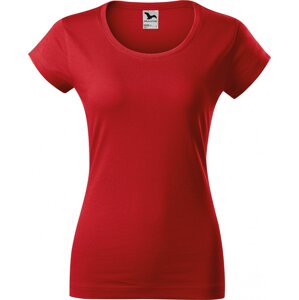 MALFINI® Dámské tričko Viper s kratšími rukávky a hlubším výstřihem Barva: Červená, Velikost: M