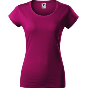 MALFINI® Dámské tričko Viper s kratšími rukávky a hlubším výstřihem Barva: Růžová fuchsiová, Velikost: L