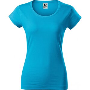 MALFINI® Dámské tričko Viper s kratšími rukávky a hlubším výstřihem Barva: Tyrkysová, Velikost: XXL