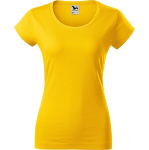 MALFINI® Dámské tričko Viper s kratšími rukávky a hlubším výstřihem Barva: Žlutá, Velikost: XXL