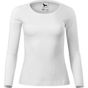 MALFINI® Dámské bavlněné triko Malfini s dlouhým rukávem 160 g/m Barva: Bílá, Velikost: L