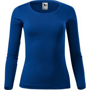 MALFINI® Dámské bavlněné triko Malfini s dlouhým rukávem 160 g/m Barva: modrá královská, Velikost: L