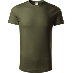 MALFINI® Pánské rovné tričko Malfini z organické bavlny 160 g/m Barva: military, Velikost: L
