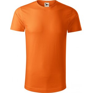 MALFINI® Pánské rovné tričko Malfini z organické bavlny 160 g/m Barva: Oranžová, Velikost: XXL