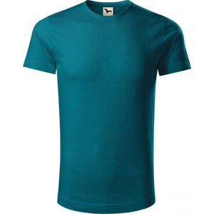 MALFINI® Pánské rovné tričko Malfini z organické bavlny 160 g/m Barva: modrá petrolejová, Velikost: L