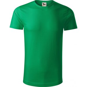 MALFINI® Pánské rovné tričko Malfini z organické bavlny 160 g/m Barva: zelená střední, Velikost: M