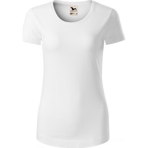 MALFINI® Dámské lehce vypasované tričko Malfini z organické bavlny 160 g/m Barva: Bílá, Velikost: XXL