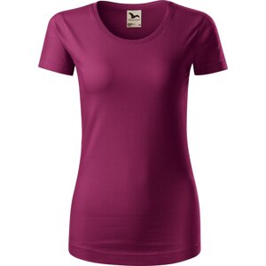 MALFINI® Dámské lehce vypasované tričko Malfini z organické bavlny 160 g/m Barva: Růžová fuchsiová, Velikost: XXL