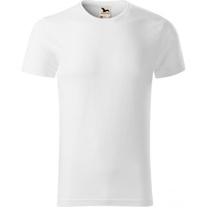 MALFINI® Pánské tričko Malfini z organické bavlny a provedení Slub 150 g/m Barva: Bílá, Velikost: XXL