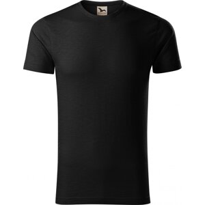 MALFINI® Pánské tričko Malfini z organické bavlny a provedení Slub 150 g/m Barva: Černá, Velikost: XXL