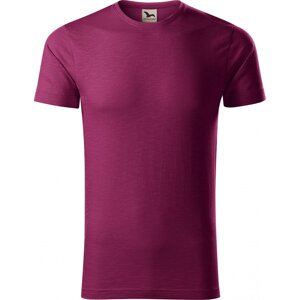 MALFINI® Pánské tričko Malfini z organické bavlny a provedení Slub 150 g/m Barva: Růžová fuchsiová, Velikost: XXL