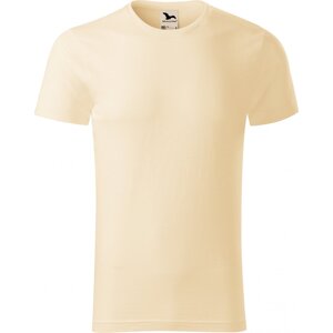 MALFINI® Pánské tričko Malfini z organické bavlny a provedení Slub 150 g/m Barva: mandlová, Velikost: XXL
