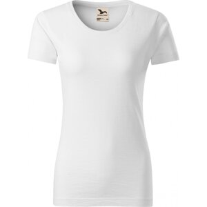 MALFINI® Dámské tričko Malfini z organické bavlny a provedení Slub 150 g/m Barva: Bílá, Velikost: XXL