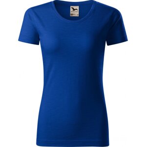 MALFINI® Dámské tričko Malfini z organické bavlny a provedení Slub 150 g/m Barva: modrá královská, Velikost: L