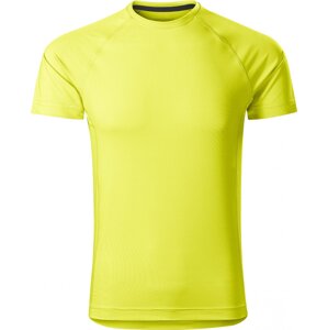MALFINI® Rychleschnoucí funkční tričko Destiny s příměsí elastanu Barva: žlutá neonová, Velikost: XXL