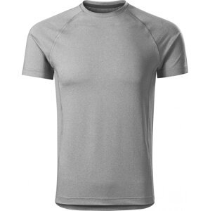 MALFINI® Rychleschnoucí funkční tričko Destiny s příměsí elastanu Barva: Šedý melír tmavý, Velikost: M