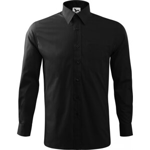 MALFINI® Pánská popelínová košile Malfini s dlouhým rukávem 100% bavlna Barva: Černá, Velikost: XXL