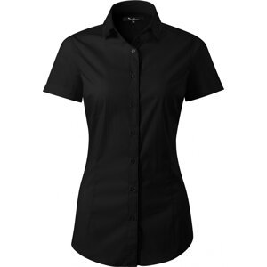 MALFINI Premium® Jemně strečová slim fit košile Flash Malfini Premium, 73% bavny Barva: Černá, Velikost: L