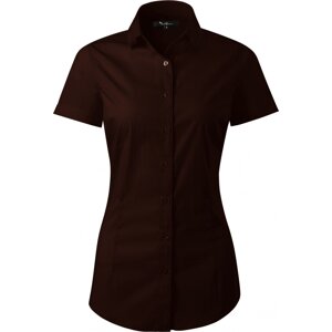 MALFINI Premium® Jemně strečová slim fit košile Flash Malfini Premium, 73% bavny Barva: kávová, Velikost: XL