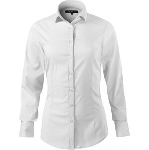 MALFINI Premium® Jemně strečová slim fit košile Dynamic Malfini Premium s dlouhým rukávem, 73% bavny Barva: Bílá, Velikost: XXL