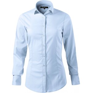 MALFINI Premium® Jemně strečová slim fit košile Dynamic Malfini Premium s dlouhým rukávem, 73% bavny Barva: Světle modrá, Velikost: M