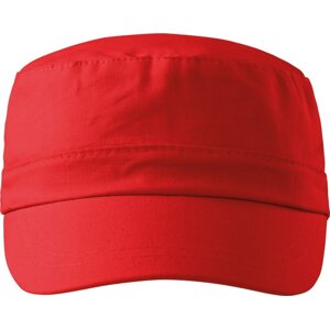MALFINI® Trendová měkká kšiltovka Latino na suchý zip 100% bavlna Barva: Červená, Velikost: nastavitelná