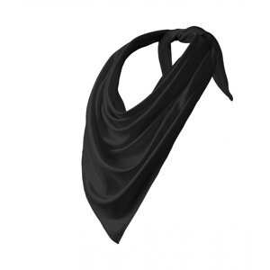 MALFINI® Pružný šátek ve tvaru trojúhelníku z polyesteru 65 x 65 x 92 cm Barva: Černá, Velikost: uni