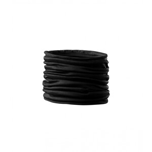 MALFINI® Víceúčelový unisex nákrčník Twister 100% polyester 50x26 cm Barva: Černá, Velikost: uni