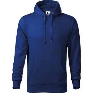 MALFINI® Pánská klokanka Cape s kapucí s podšívkou, 65% bavlny Barva: modrá královská, Velikost: XXL