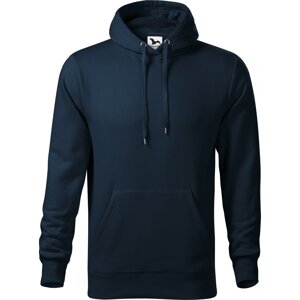 MALFINI® Pánská klokanka Cape s kapucí s podšívkou, 65% bavlny Barva: modrá námořní, Velikost: 3XL
