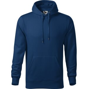 MALFINI® Pánská klokanka Cape s kapucí s podšívkou, 65% bavlny Barva: Půlnoční modrá, Velikost: XXL
