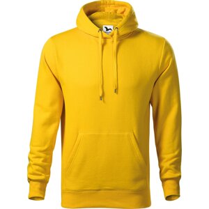 MALFINI® Pánská klokanka Cape s kapucí s podšívkou, 65% bavlny Barva: Žlutá, Velikost: XXL