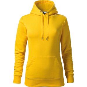 MALFINI® Projmutá dámská klokanka Cape s kapucí s podšívkou Barva: Žlutá, Velikost: XXL