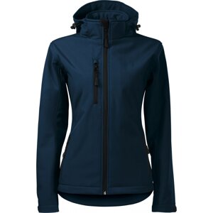 MALFINI® Dámská 3vrstvá softshellová bunda s prodlouženým zadním dílem Barva: modrá námořní, Velikost: XL