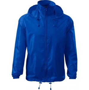 MALFINI® Celopropínací lehká bunda se skrytou kapucí v límci Barva: modrá královská, Velikost: XXL