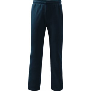 MALFINI® Rovné tepláky Comfort s bočníma kapsama 65 % bavlny 300 g/m Barva: modrá námořní, Velikost: 3XL
