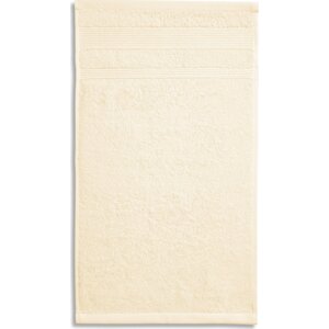 MALFINI® Malý měkký vysoce savý froté ručník z organické bavlny v gramáži 450 g/m Barva: mandlová, Velikost: 30 x 50 cm