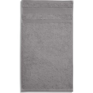 MALFINI® Měkký vysoce savý froté ručník z organické bavlny v gramáži 450 g/m Barva: starostříbrná, Velikost: 50 x 100 cm