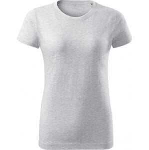 MALFINI® Základní bavlněné dámské tričko Malfini bez štítku výrobce Barva: šedý melír světlý, Velikost: XXL
