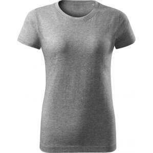 MALFINI® Základní bavlněné dámské tričko Malfini bez štítku výrobce Barva: Šedý melír tmavý, Velikost: XXL