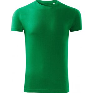 MALFINI® Přiléhavé bavlněné tričko Viper se silikonovou úpravou 180 g/m Barva: zelená střední, Velikost: XXL